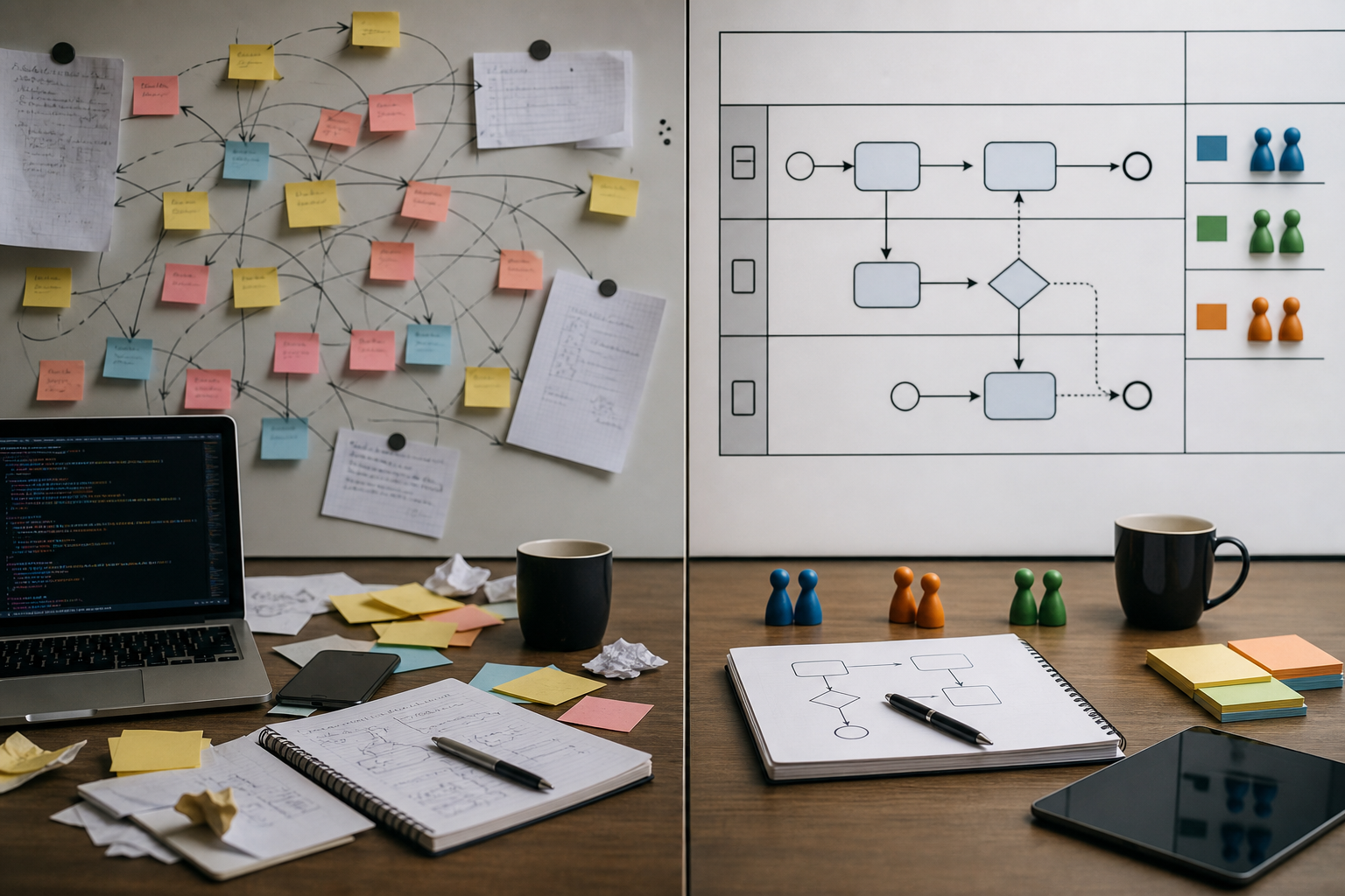 Editorial visual for Business process design is the point where the work becomes buildable