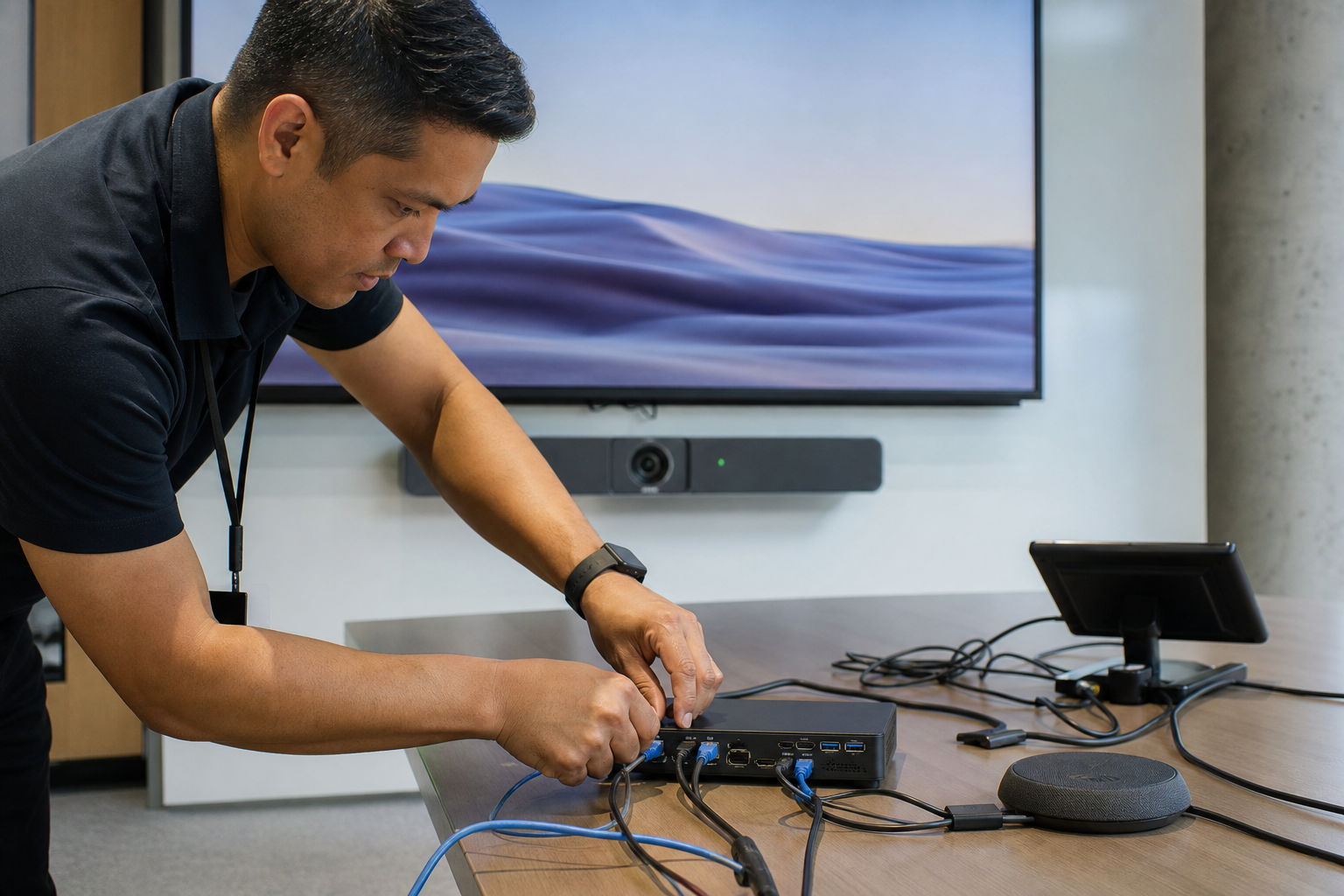 Editorial visual for Teams device management is becoming one control plane, not two admin paths