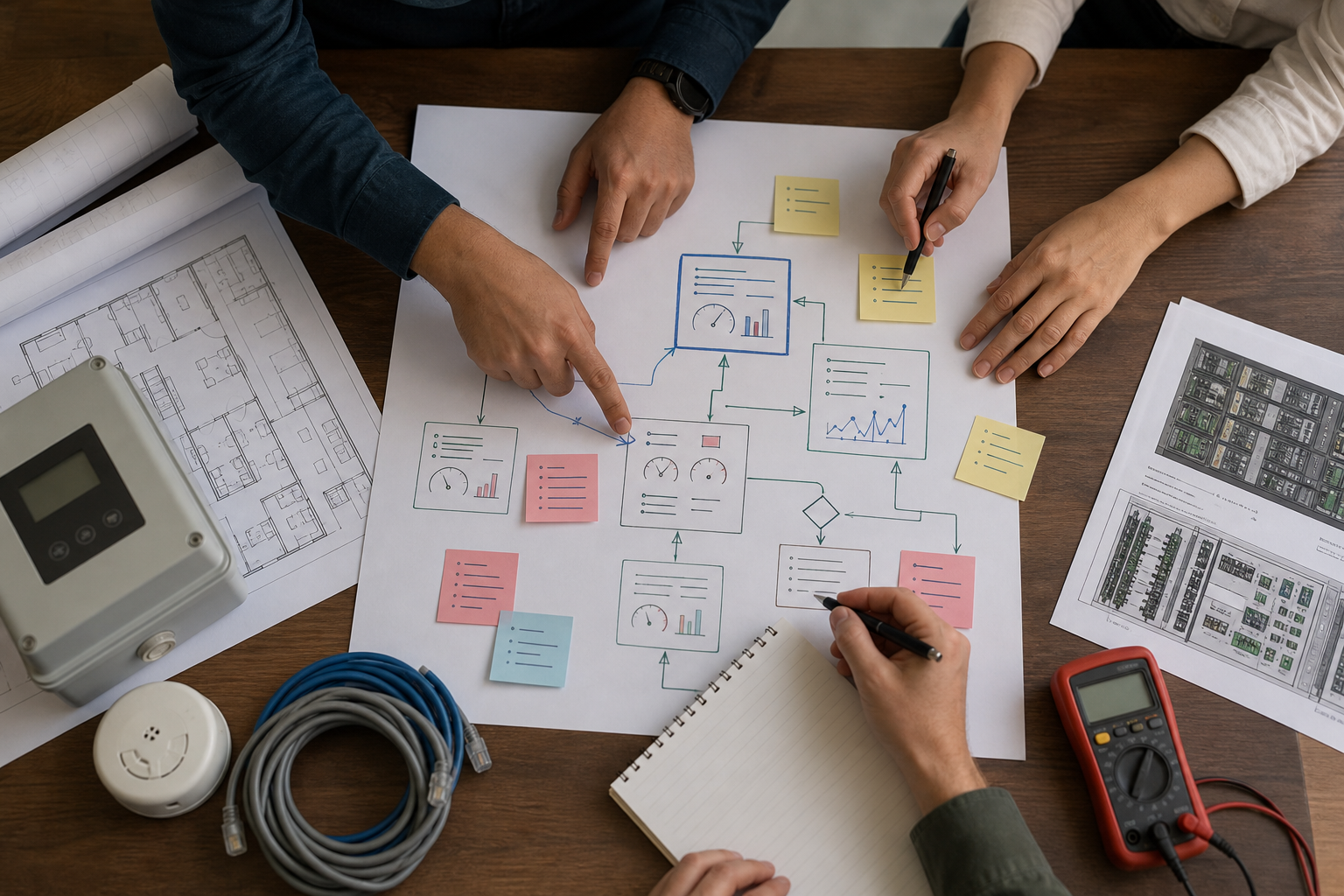 Editorial visual for Operational dashboards should help people decide, not just watch numbers move